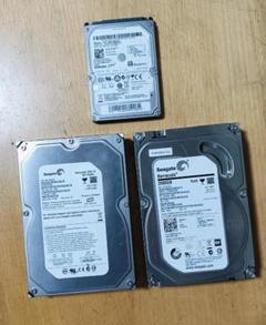 Seagate 3.5インチ 2000GB HDD他 3個セットとおまけ！