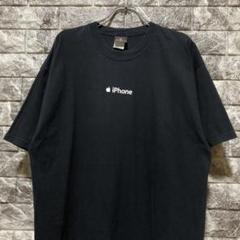 Hanes 90s〜00s Apple アップル 企業ロゴTシャツ ブラック M