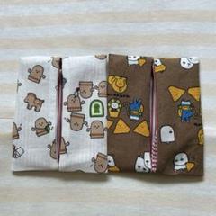 ポケットティッシュケース　普通サイズ　g80 はにわとこふん　こだいのかみがみ
