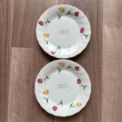 無料発送 Hibiscus メルカリ - 2枚セット 花柄皿 Place 食器