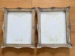LAURA ASHLEY 大きめゴールドフォトフレーム 写真たて2個セット LAURA ASHLEY 大きめゴールドフォトフレーム 写真たて2個セット