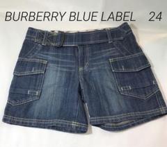 BURBERRY BLUE LABEL　デニム　ショートパンツ　サイズ25 BURBERRY BLUE LABEL - バーバリーブルーレーベル デニム ハーフ