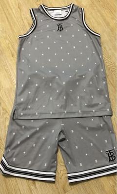 バーバリータンクトップとショートパンツセット　12y 152cm