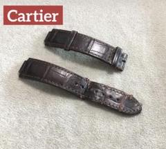 〇純正Cartier バロンブルー W6920086 クロコダイルレザーベルト