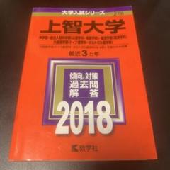 上智大学 2018年度 赤本(神学部・総合人間科学部・経済学部・外国語学部）
