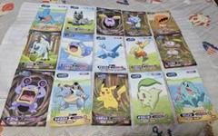 ①ポケモン　ガム　付録カード　15枚セット販売