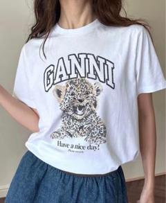 GANNI Tiger Tシャツ 半袖 White - メルカリ