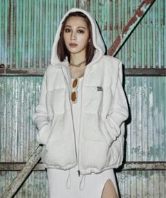 ACLENT×古川優香 フーディニットダウンベスト ACLENT×古川優香 フーディニットダウンベスト ブラック