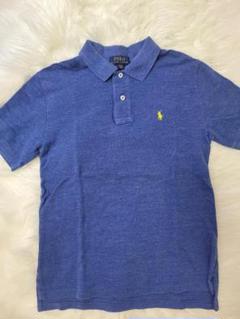 POLO RALPH LAUREN 青 ポロシャツ M(10-12)