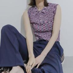SENSE OF PLACE クロップドポロニットのサムネイル