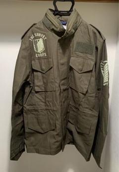 未使用 完売品 進撃の巨人 調査兵団エンブレムM-65ジャケット ミリタリー Amazon.co.jp: 進撃の巨人 調査兵団エンブレム M 65ジャケット