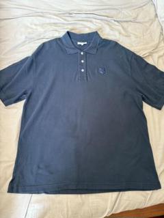 MAISON KITSUNÉ ネイビー ポロシャツ L