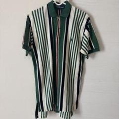 Polo by Ralph Lauren 緑ストライプ ポロシャツ S