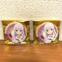 Summer Pockets アトレ ドーナツ缶バッジ 鳴瀬 しろは