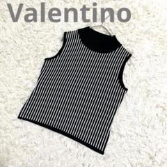美品✨VAL by Valentino ノースリーブ カットソー ストライプ