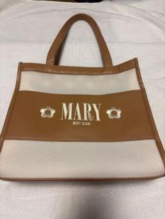 MARYQUANT メッシュトートバッグ（キャメル）