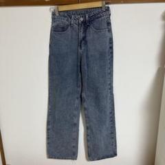 SHEIN Dazy ストレートデニム ワイドパンツ XS ライトブルー