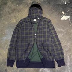 OLD UNIQLO Black Watch ダブルジップパーカー チェック柄