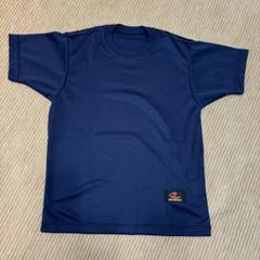 レワード　ジュニア 丸首 ストレッチTシャツ 半袖 ネイビー 130