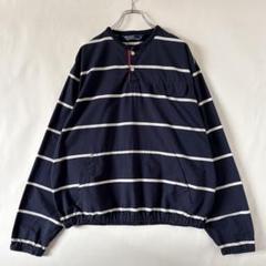 ル 年末のプロモーション 90s ラルフローレン ボーダー スモック プルオーバーRalph トップス