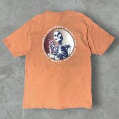 【希少デザイン】Stussy ステューシー スカルフラワープリントTシャツ