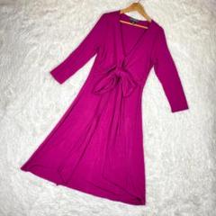 LAUREN RALPH LAUREN』（S）ジャージー ロング ワンピース