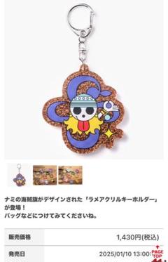 ONE PIECE ワンピース 麦わらストア 限定 アクリルキーホルダー ナミ ONE PIECE ワンピース ナミ アクリルキーホルダー - メルカリ