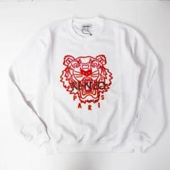 新品アウトレット KENZO FC55SW120CMB トレーナー ホワイト M 新品アウトレット KENZO FC55SW120CMB トレーナー ホワイト S