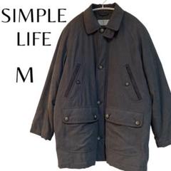 【M】SIMPLE LIFE 多　ポケット ブルゾン　中綿　シンプルライフ