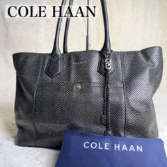 COLE HAAN コールハーン トートバッグ パイソン 型押し チャーム