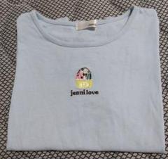 jenni love 水色 フリル袖 Tシャツアイス140センチ