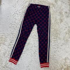 グッチ GGジャガード スウェットパンツ ジャージ ネイビー M
