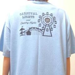 ギルダン オハイオファームビューロ ロゴ Tシャツ ライトブルー 水色 古着