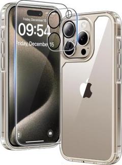 iPhone 15 Pro用ケース ⭐️画面フィルム カメラフィルム 2枚付き
