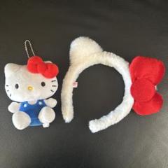 ハローキティ カチューシャとぬいぐるみセット