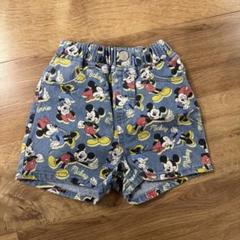 ミッキー ミニー 総柄 しまむら リトシー Littc デニム ショートパンツ