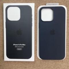 新品•純正互換品 iPhone 16 Pro Max シリコンケース ブラック