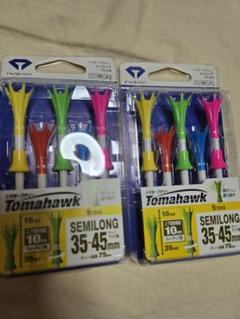 カラフル　トマホーク セミロング　ティー ダイヤ ゴルフ 新品 セット