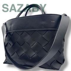 SAZABY Premium Mesh Tote 2way イントレチャート 黒 - メルカリ