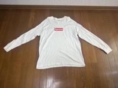 シュプリーム　BOXロゴ ロンT Lサイズ supreme ホワイト tシャツのサムネイル