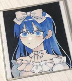手描きイラスト アナログ オリジナル　色紙