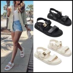 現行⭕️新品　Steve Madden MONAサンダル　厚底　ミュール　US5