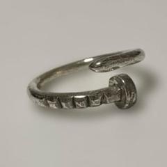 SILVER925リングスターリングシルバー925 アクセサリー銀釘19号指輪