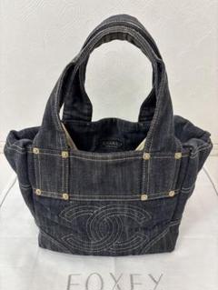 【最終価格】レア品 CHANEL デニム ハンドバッグのサムネイル