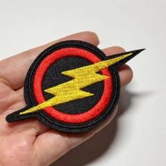 フラッシュ　アベンジャーズ 刺繍パッチ　ワッペン　アイロン　刺繍 アメリカン雑貨