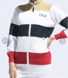 ［新品未使用CPG GOLF マルチボーダーニットZIPブルゾン CPG GOLF マルチボーダーニットZIPブルゾン Sサイズ 新品未使用