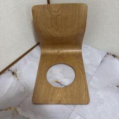 木製座椅子 円形カットアウト