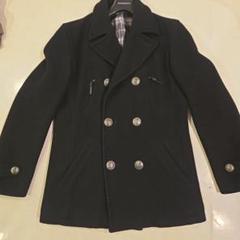 Burberry バーバリーブルーレーベル ウールピーコート ダブル M メンズ BURBERRY - 極美品 バーバリー BURBERRY コート Pコート ダブル