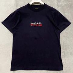 美品!M相当★ムータマリン アカンサス 半袖 Tシャツ ロゴ ファイヤー