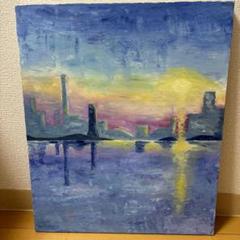 ⚠️激クリアランス⚠️ 石井研一 街角 絵画元あの値段は2万7000円